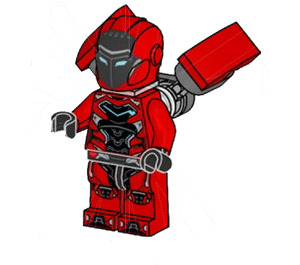 LEGO Ironheart MK2 minifiguur
