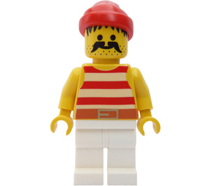 LEGO Island Pirate avec Grand Moustache Figurine