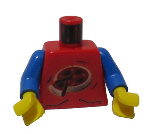 LEGO Island Xtreme Stunts Torso met Pizza (973 / 73403)