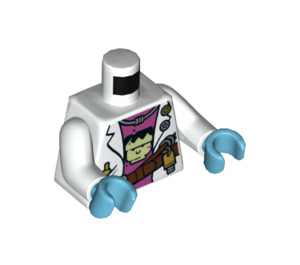 LEGO J.B. Minifigurine Torse avec Frankenstein Chemise (973 / 76382)