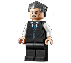 LEGO J. Jonah Jameson med Sort Vest og Fejet tilbage Hår Minifigur