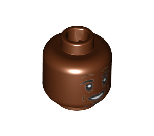 LEGO Jérôme Boateng Minifigure Head (Recessed Solid Stud) (3626 / 26602)