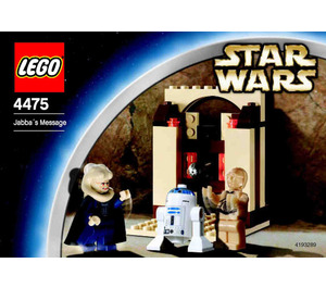 LEGO Jabba's Message Set 4475 Instructions