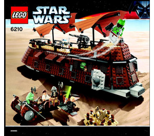 LEGO Jabba's Sail Barge Set 6210 Instructions