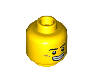 LEGO Jack Davids Minifigure Kopf (Einbau-Vollbolzen) (3626 / 56058)