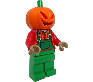 LEGO Jack-'o-Lantern Scarecrow Suit Guy