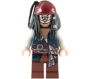 LEGO Jack Sparrow с Cannibal Art Минифигурка