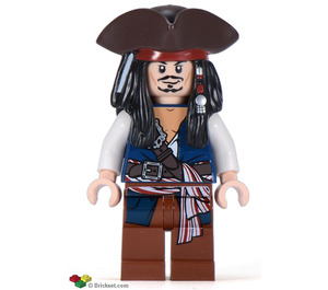 LEGO Jack Sparrow s Tricorne a Modrá Vesta Minifigurka