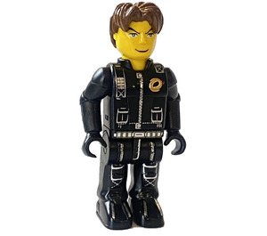 LEGO Jack Stone mit Schwarz Flieger Outfit Minifigur