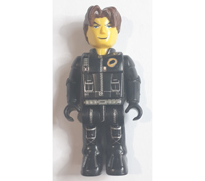 LEGO Jack Stone mit Schwarz Flieger Outfit Minifigur