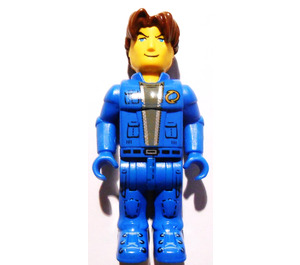 LEGO Jack Stone jossa Sininen Takki ja Sininen Pants Minihahmo