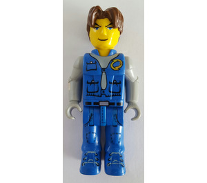 LEGO Jack Stone met Blauw Rescue Outfit minifiguur