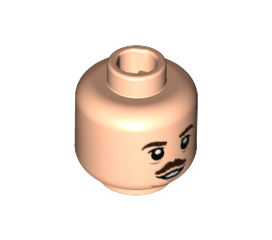 LEGO Jacob Kowalski Minifigure Head (Recessed Solid Stud) (3626 / 39243)