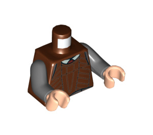 LEGO Jacob Kowalski met Helm Minifiguur Torso (973 / 76382)