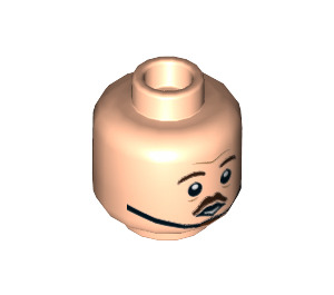 LEGO Jacob Kowalski with Helmet Minifigure Head (Recessed Solid Stud) (3626 / 39910)