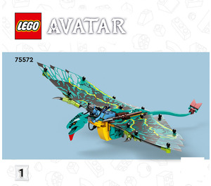 LEGO Jake & Neytiri's First Banshee Flight 75572 Instruktioner