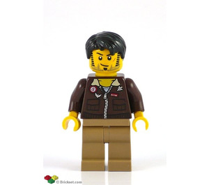 LEGO Jake Raines with Brown Jacket Minifigure