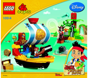 LEGO Jake's Pirate Ship Bucky Set 10514 Instructions