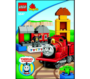 LEGO James Celebrates Sodor Jour 5547 Instructions