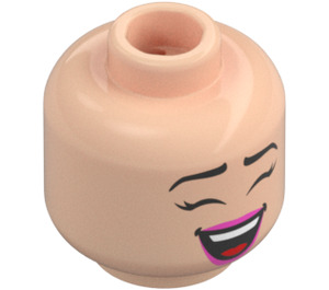 LEGO Janice Head (Recessed Solid Stud) (3626 / 77733)