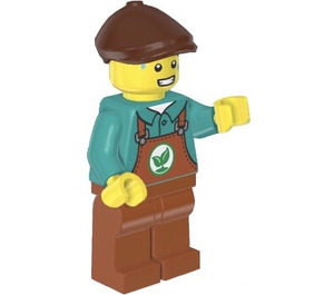 LEGO Janitor - Dark Orange Apron Figurine