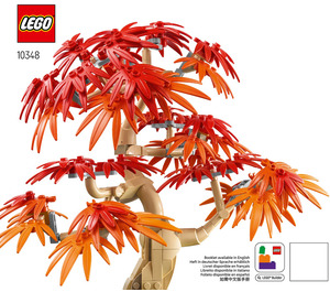 LEGO Japanese Maple Tree Set 10348 Instructions