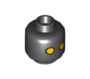 LEGO Jawa Minifigure Head (Recessed Solid Stud) (3626 / 17981)