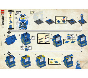 LEGO Jay Avatar - Arcade Pod 71715 Instrucciones