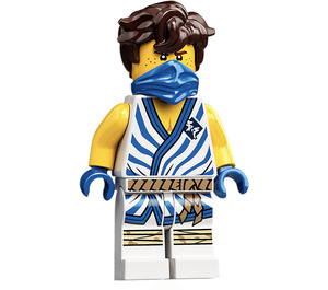 LEGO Jay - Legacy with White Tunic with Blue Trim and Stripes Minifigure