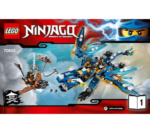 LEGO Jay's Elemental Dragon 70602 Anweisungen