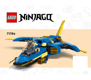 LEGO Jay's Lightning Jet EVO Set 71784 Instructions