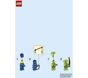 LEGO Jay Vs. Lasha 111904-1 Instruktioner