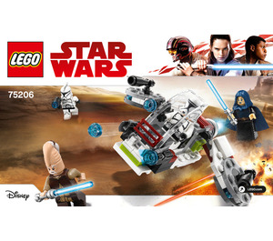 LEGO Jedi and Clone Troopers Battle Pack Set 75206 Instructions