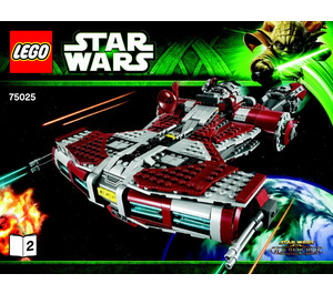 LEGO Jedi Defender-class Cruiser Set 75025 Instructions
