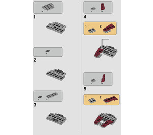 LEGO Jedi Interceptor 912066 Instructies