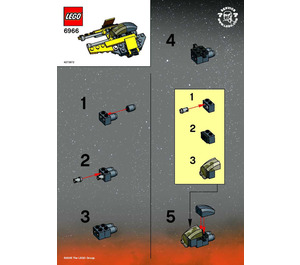 LEGO Jedi Starfighter Set 6966-1 Instructions