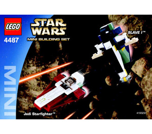 LEGO Jedi Starfighter & Slave I Set 4487 Instructions