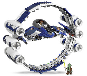 LEGO Jedi Starfighter with Hyperdrive Booster Ring 7661