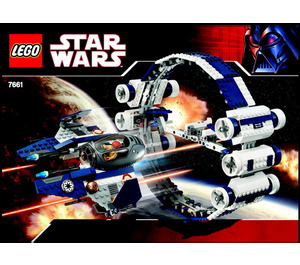 LEGO Jedi Starfighter with Hyperdrive Booster Ring 7661 Anweisungen