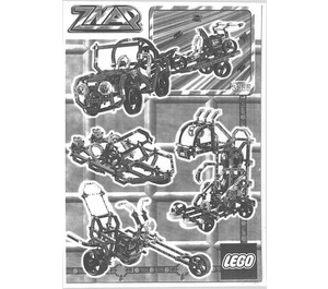 LEGO Jeep Set 3555 Instructions