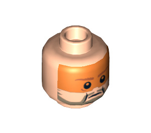 LEGO Jek Porkins Head (Recessed Solid Stud) (3626 / 73637)