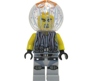 LEGO Jellyfish Thug Man Minifigure without Neck Bracket, with Goatee