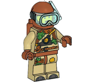 LEGO Jennie Napo Diver Minifigur