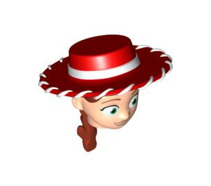 LEGO Jessie Head with Hat and Ponytail (87765)