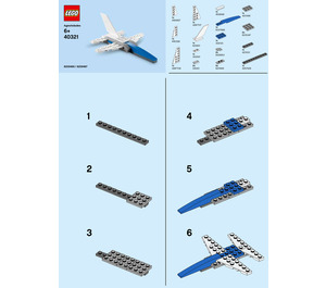 LEGO Jet Fighter 40321 Instructions