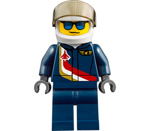 LEGO Jet Pilot with White Crash Helmet Minifigure