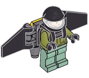 LEGO Jetpack-Ranger Minifigur