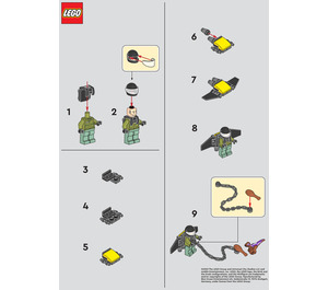 LEGO Jetpack-Ranger & Raptor Set 122332 Instructions