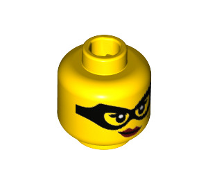 LEGO Jewel Thief Minifigure Head (Recessed Solid Stud) (3626 / 24626)