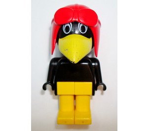 LEGO Joe Crow avec Blanc Yeux Figurine Fabuland